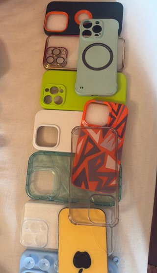 Lote 5 fundas iPhone 15 Pro
