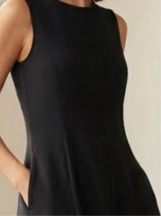 Vestido Uniqlo Negro Talla XL Nuevo