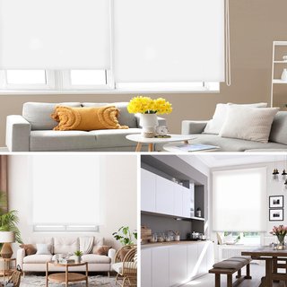 Storilla traslucida bianca per finestre fino a 175x175 cm