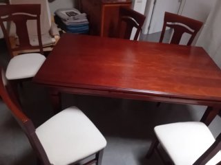 Mesa de centro con de cristal