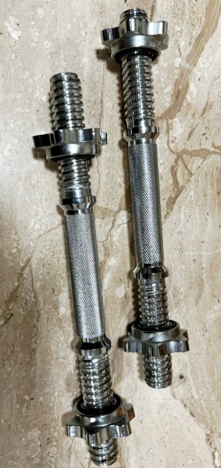 Coppia manubri 28mm con chiusura a vite