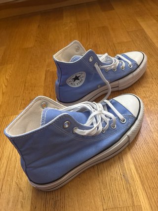 Converse All Star plataforma azul