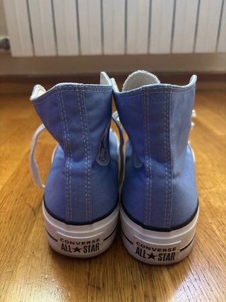Converse All Star plataforma azul