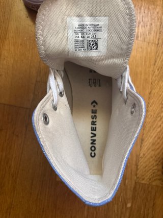 Converse All Star plataforma azul
