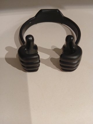Soporte para móvil pulgar negro