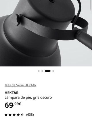 Lámpara de pie moderna