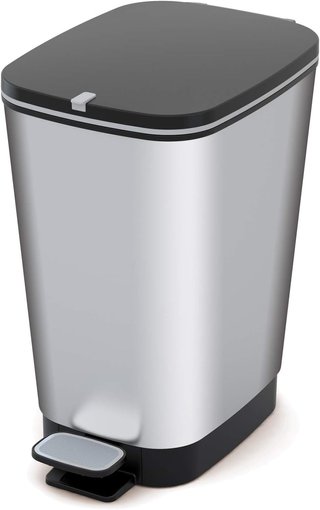 Cestino Curver con pedale antiodore, 25L, nero