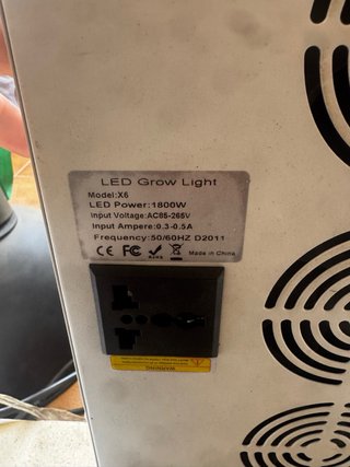 Lámpara Cultivo LED COB