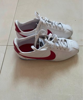 Nike Cortez Mujer Blanco/Rojo