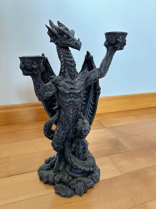 Pack Decoración Gótica Dragones + Daga