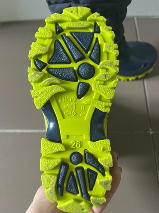 Botas de nieve para niño azul y verde Talla 26