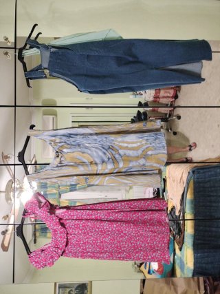 Lote vestido y top talla únicason 14 prendas en ve