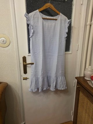 Camisón azul claro talla L