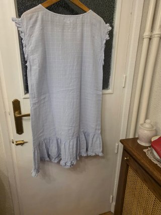 Camisón azul claro talla L