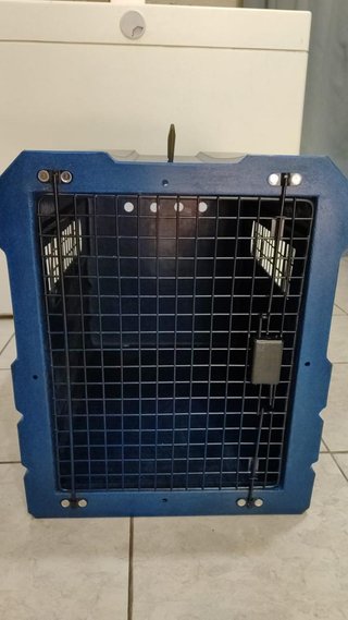 Transportín perro mediano azul