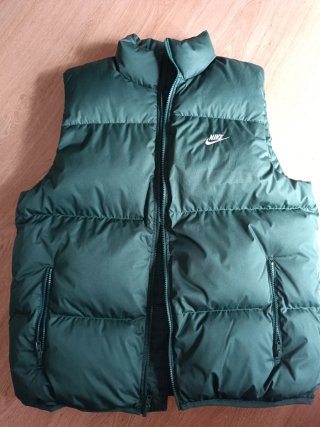 Chaleco acolchado Nike verde hombre