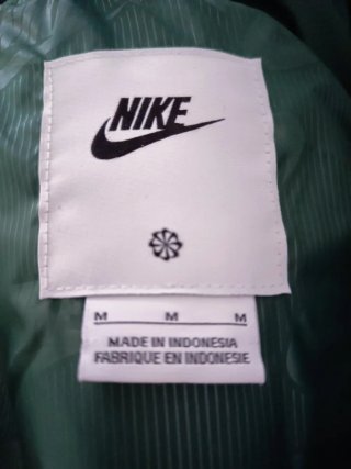 Chaleco acolchado Nike verde hombre