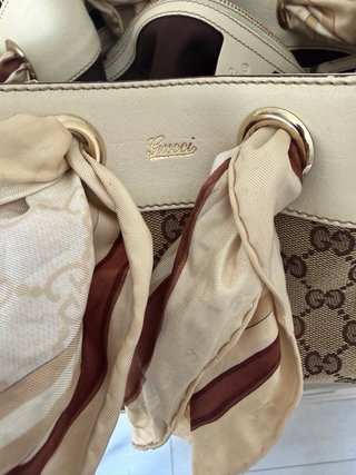 Bolso Gucci Positano Beige/Marrón