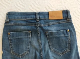 Pantalón vaquero Zara azul