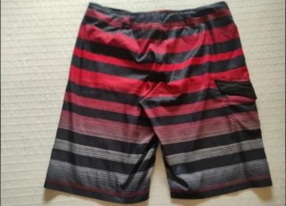 Bañador Tribord Talla L Rayas Rojas y Negras