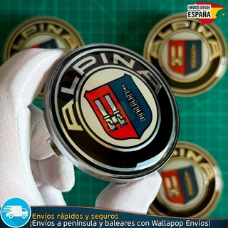 Tapas Alpina 68mm x4 Tapacubos Centro Llantas BMW