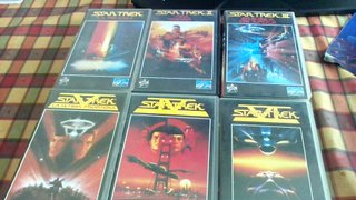 Pack 6 Películas Star Trek VHS Español