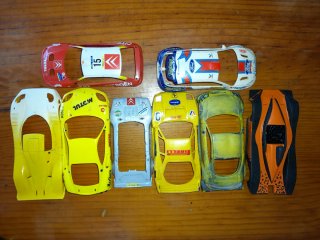 Lote carrocerías Scalextric