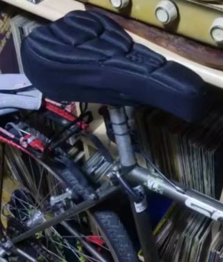 Forro para sillín de bicicleta MUY CÓMODO!!!