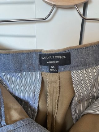 Bermuda Banana Republic Hombre color caqui