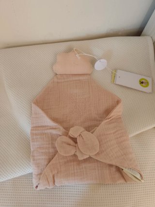 Dou Dou Muselina Lässig Bebé baby clou poder Pink