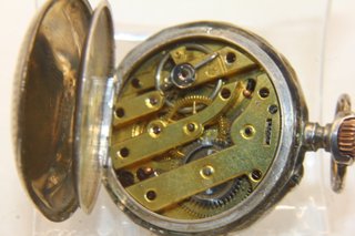 Raro bracciale orologio argento fine 1800