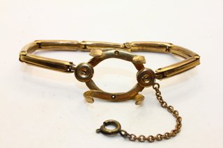 Raro bracciale orologio argento fine 1800