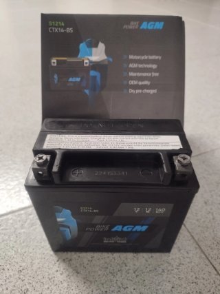 Batería Moto Intact CTX14-BS AGM 12V