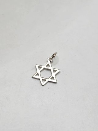Colgante Estrella de David Plata de Ley