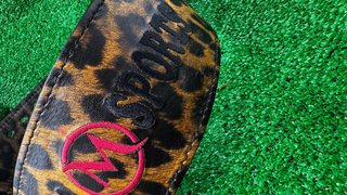 Cinturón MOWA Leopardo Rosa