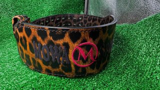 Cinturón MOWA Leopardo Rosa