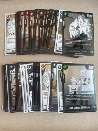Bulk de cartas Dragon Ball Super