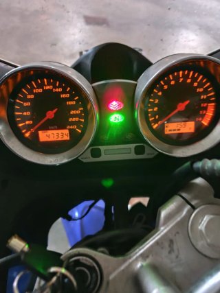 Suzuki Bandit 600F Carburación Azul
