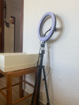 Aro de luz LED para fotografía/vídeo