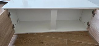 Mueble TV o pared madera claro + 2 valdas pared