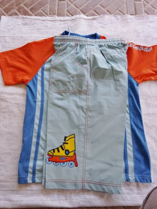 Completo bambino maglietta e pantaloncini Urchin