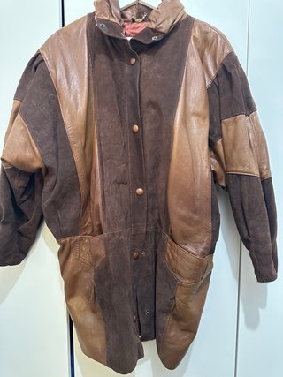 Chaqueta de cuero auténtico unisex