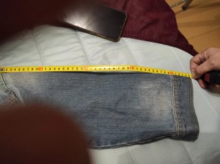 Chaqueta vaquera corta celeste desgastado Talla L