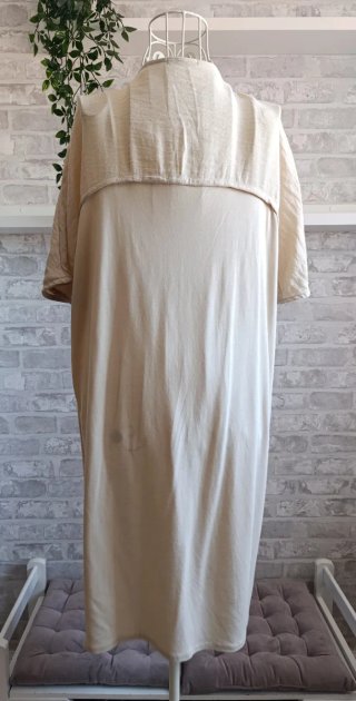 Vestido Massimo Dutti Beige