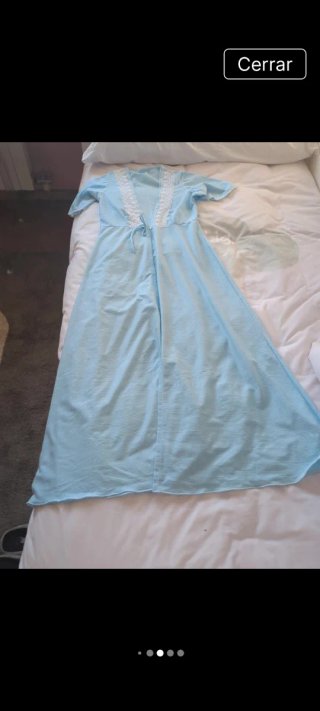 Salto de cama azul talla única