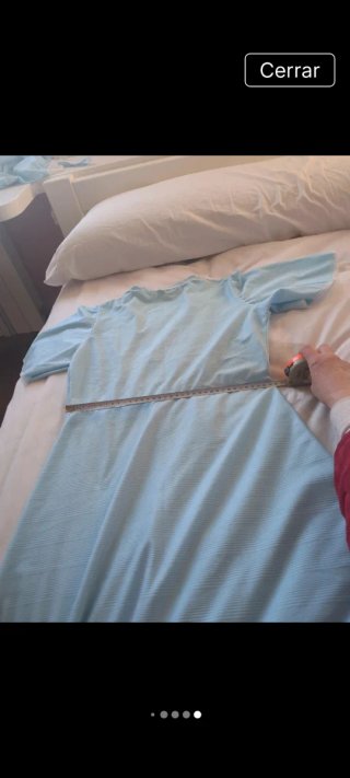 Salto de cama azul talla única