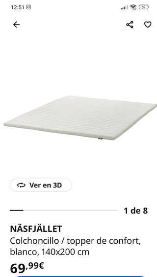 Estructura Divan con 2 cajones Ikea 80x200
