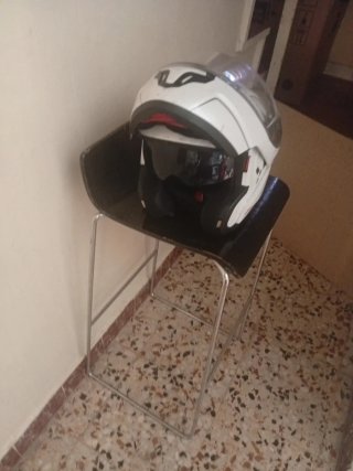 2 Cascos Moto Blancos