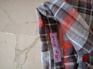 Camisa de cuadros mujer