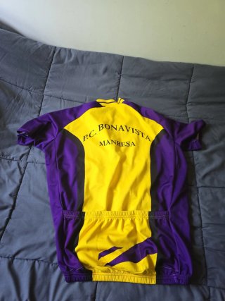 Maillot Ciclismo Unisex Amarillo/Morado